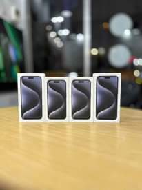 A picture of Apple iPhone 15 series accessible now brand new full boxed