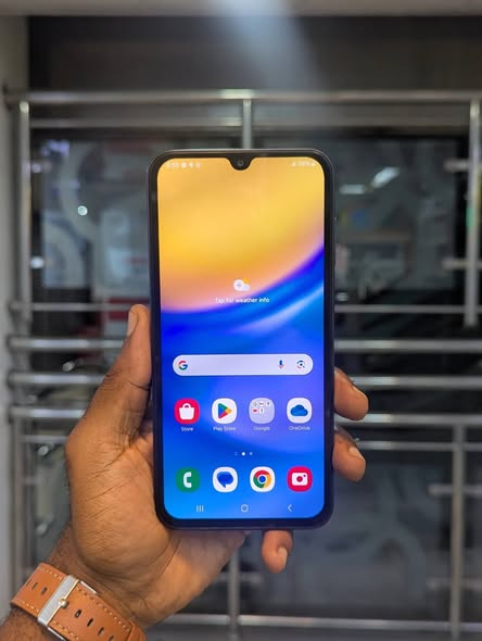 A picture of Samsung a15