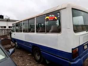 A picture of Toyota coaster bus manual transmission is available with good condition