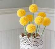A picture of Pompom Stick Flowers