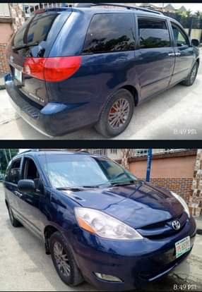 A picture of TOYOTA SIENNA MODEL 2007 Nigerian Used Silent Engine Perfect Gearbox