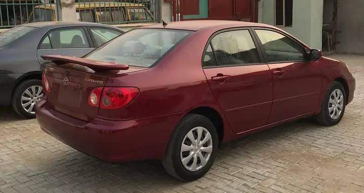 A picture of Brand TOYOTA Model COROLLA L E Year 2008 Transmission Automatic