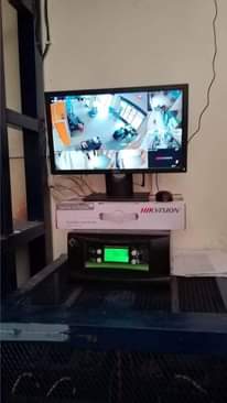 A picture of Free CCTV camera installation with 39 TV screen