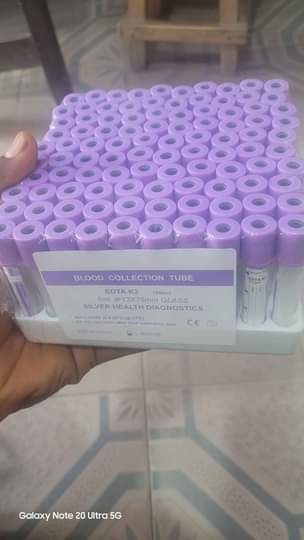 A picture of EDTA BOTTLES BLOOD COLLECTION TUBE