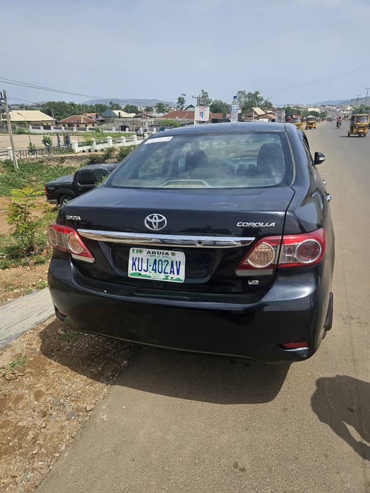 A picture of Distress alert super sharp Toyota corolla 2011 model . Everything