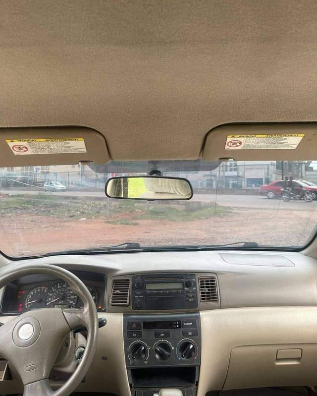 A picture of Toyota Corolla 2003 model Foreign used Tokunbo Factory fitted AC