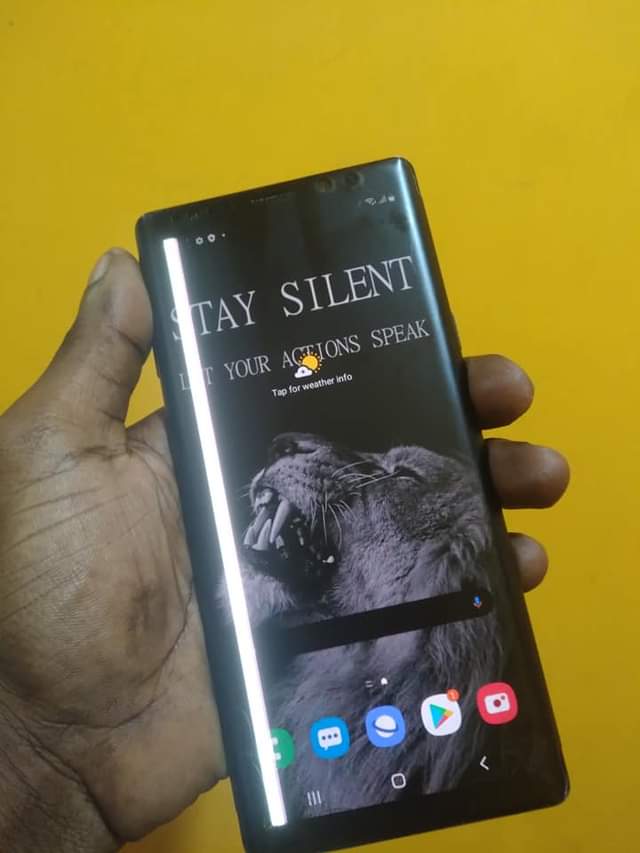 A picture of SAMSUNG GALAXY NOTE 9 KAMA ILIVYO