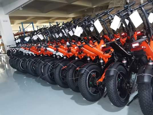 A picture of bikes