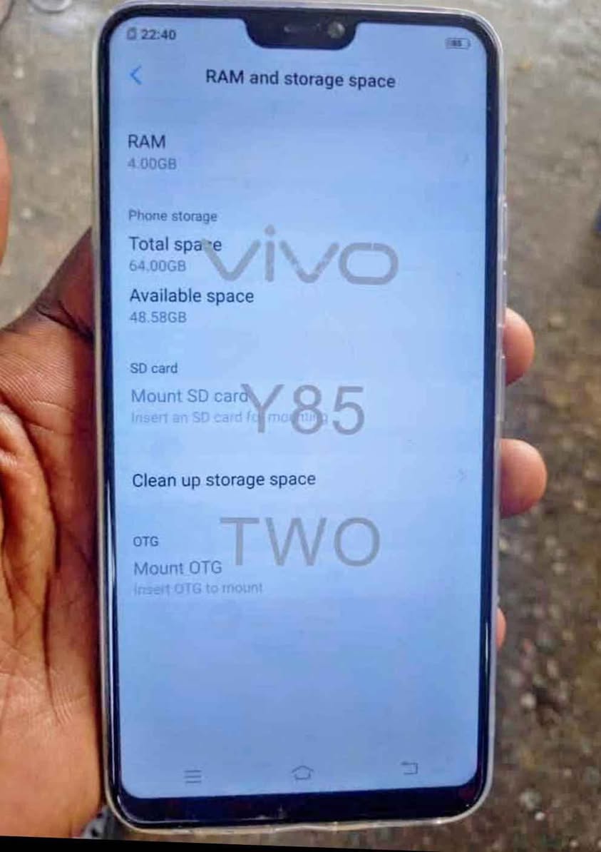 A picture of Vivo Y85