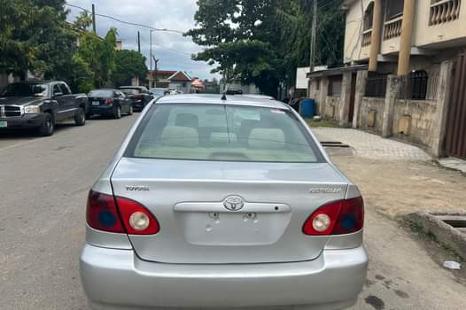 A picture of Toyota Corolla 2006 model Toks standard Oven baked on first
