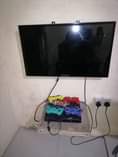 A picture of Tv double glass