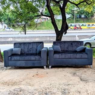 A picture of SOFA SET MPYA 2 2 BEI 380 000 FREE DELIVERY