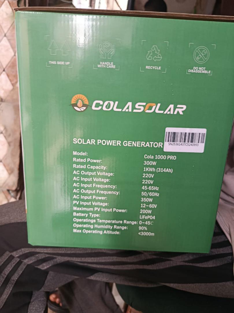 A picture of solar Generator pro