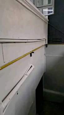 A picture of Gas pipe installation