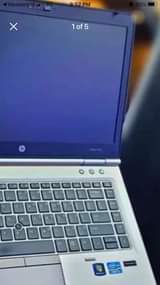 A picture of HP laptop core 5
