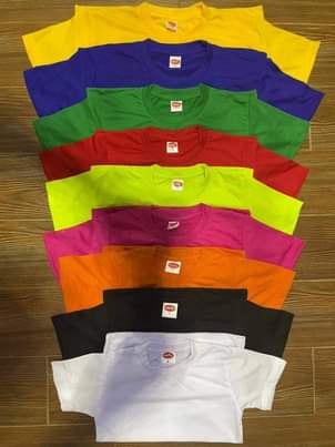 A picture of T shirts