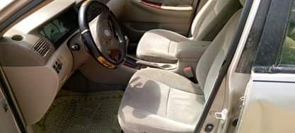 A picture of Nigerian used first body 2004 Toyota Corolla Untampered engine untouched