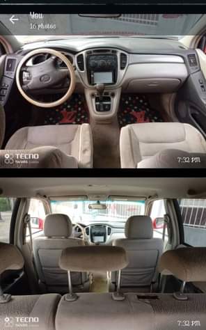 A picture of TOYOTA HIGHLANDER MODEL 2003 Belgium Grade Extremely sharp Perfect Gearbox