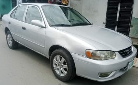 A picture of Toyota corolla 2002 model Condition Clean Registered Super Clean interior