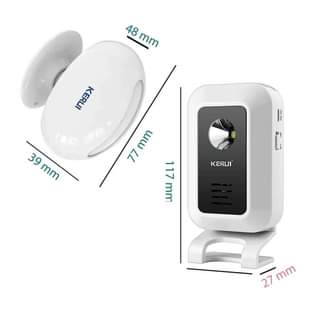 A picture of WIRELESS MOTION DETECTER DOOR BELL AND SECURITY ALARM