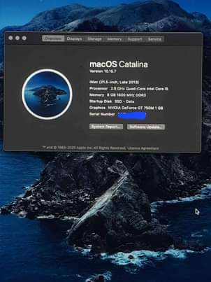 A picture of Imac all in o Quad Core 2 9Ghz 1TB Ssd