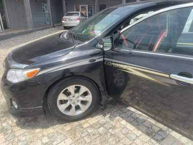 A picture of 2012 Corolla With android screen In my compound Port harcourt