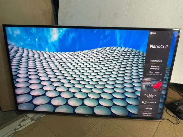 A picture of LG 60 inches Qned 2022 model smart tv