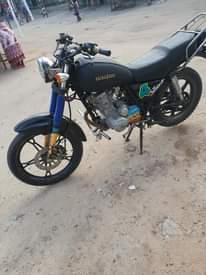 A picture of Haojue cc 125 8 haina kipengele