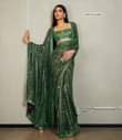 A picture of Georgette saree