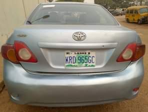 A picture of Toyota Corolla 2009 Everything working perfectly Painted on frist body