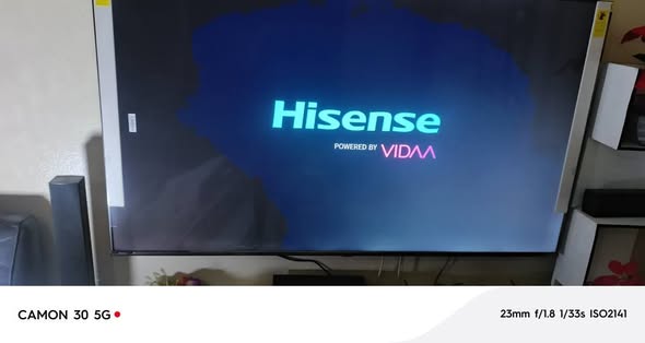 A picture of 55 inch QLED Q6 HISENSE tv 1 485M 0750468346