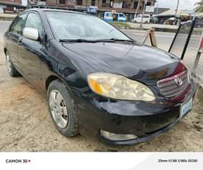 A picture of SHARP USED 2007 MODEL TOYOTA COROLLA Fault Engine has noise