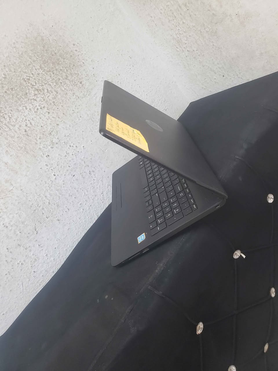 A picture of Hp laptop 15 Intel pantium 4gb Ram 1 terrabit hdd