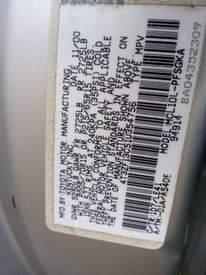 A picture of TOYOTA SIENNA 2001 Engine Gear Ac need attention Price 3m
