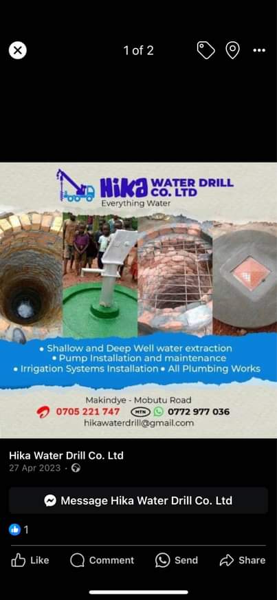 A picture of Underground water