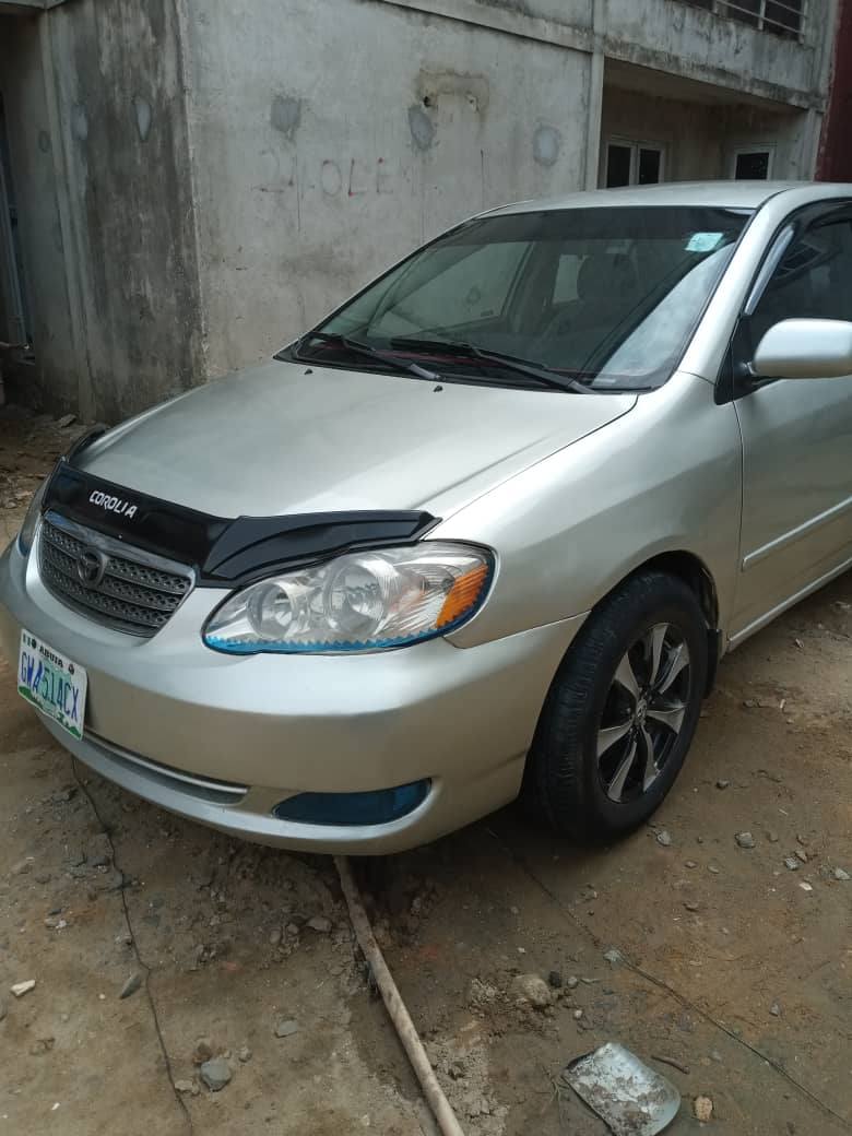 A picture of Toyota Corolla 2004 model Available for sale Engine is super