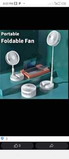 A picture of Foldable rechargeable fan