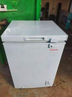 A picture of 150l changhong deep freezer on sale 590k