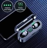 A picture of Brande new boxed F9 wireless earbuds