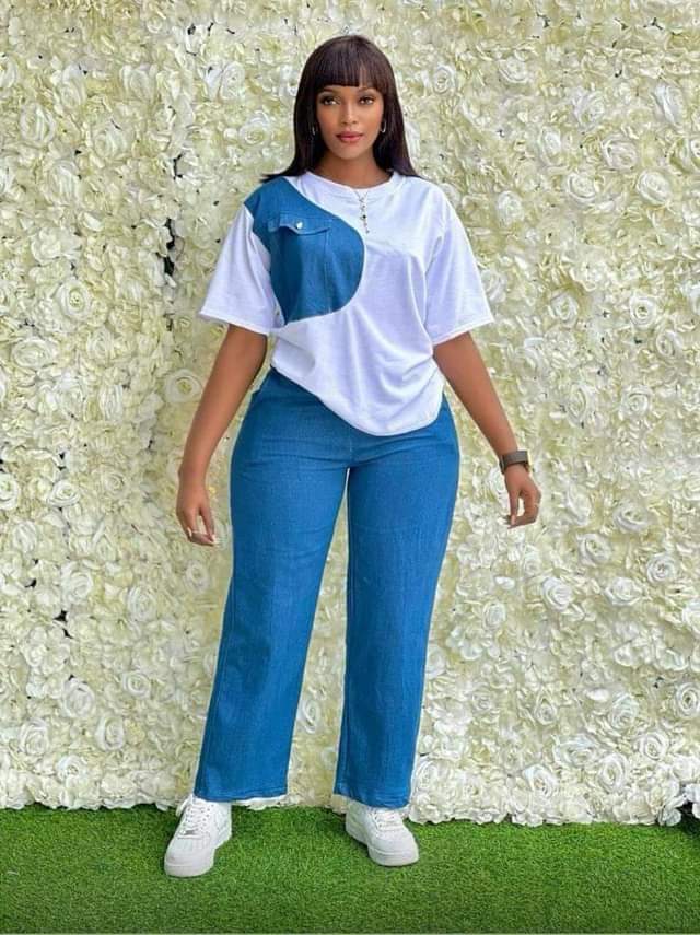 A picture of 2pc cargo jeans