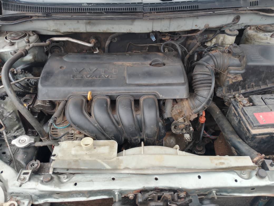 A picture of Toyota Corolla. 2003 model. Tok standard Working perfectly. Fabric Seats.