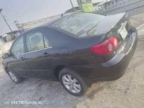 A picture of Highest grade 07 model Toyota Corolla everything is intact and
