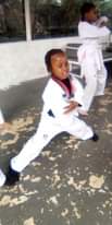 A picture of Kids karate class