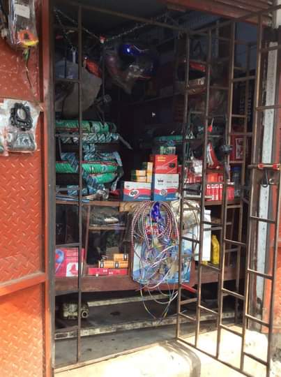 A picture of Motorcycle spare parts shop