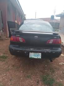 A picture of Toyota Corolla okerejuowoe very clean and neat interior Manual gear