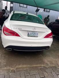 A picture of A year used 2015 CLA250 complete first body Tokunbo standard