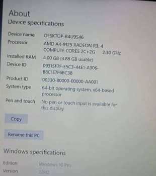 A picture of Laptop hp 0694312762