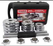 A picture of 20Kg Adjustable Dumbells available 0773225558