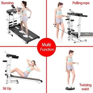 A picture of Manual foldable Treadmill fitness machine