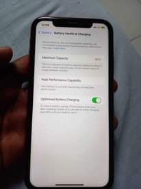 A picture of iPhone X used from UK